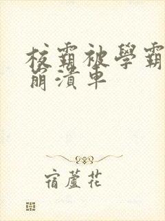 校霸被学霸玩到崩溃车封面