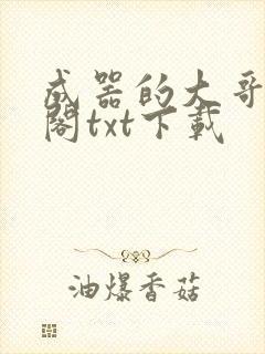 成器的大哥笔趣阁txt下载封面