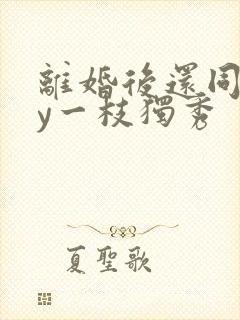 离婚后还同居by一枝独秀