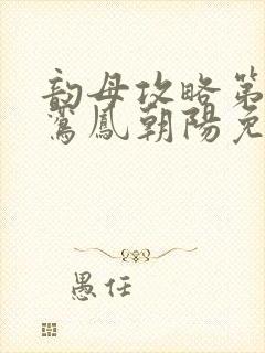 韵母攻略第二部鸾凤朝阳免费阅读封面