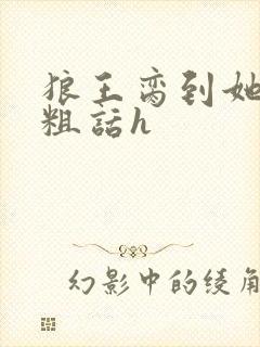 狼王脔到她乖h粗话h封面