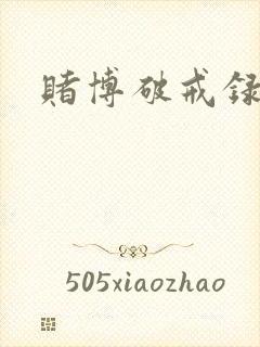 赌博破戒录