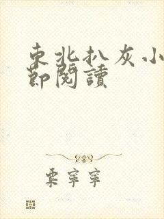 东北扒灰小说分节阅读