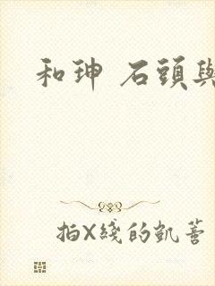 和珅 石头与水