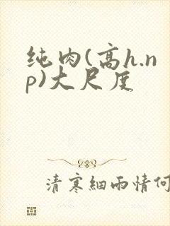 纯肉(高h.np)大尺度封面