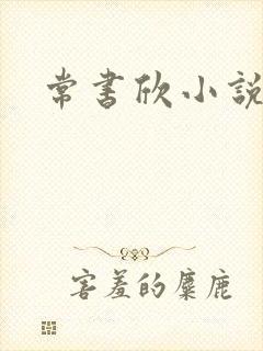 常书欣小说