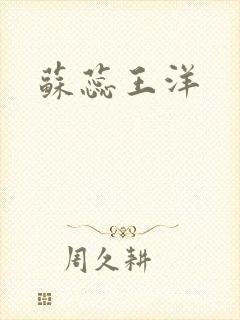 苏蕊王洋