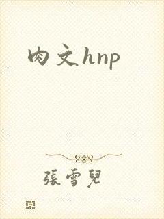 肉文hnp封面