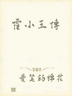 霍小玉传封面