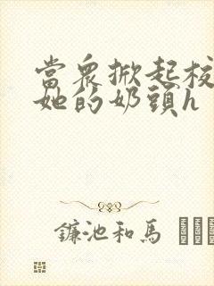 当众掀起校服揉她的奶头h封面