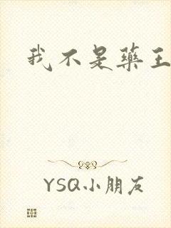 我不是药王
