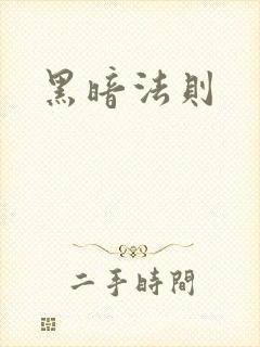 黑暗法则封面