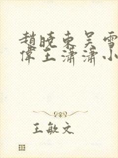 赵晓东吴雪晴郑伟王潇潇小说