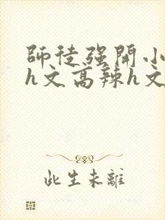 师徒强开小嫩苞h文高辣h文