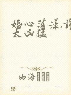 婚心荡漾,前夫太凶猛封面