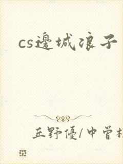 cs边城浪子