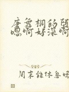 唐舞桐的堕落H嗯啊好深啊