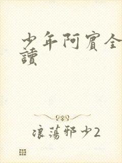 少年阿宾全集阅读
