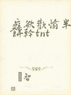 瘾欲欢愉半块小饼干tnt
