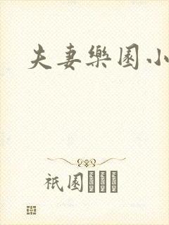 夫妻乐园小说