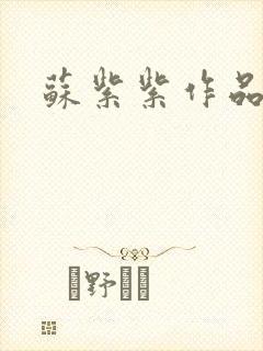 苏紫紫作品封面