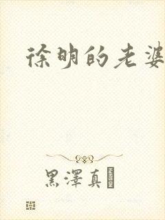 徐明的老婆封面