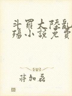 斗罗大陆乱世浮殇小说免费阅读封面