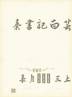 秦书记白芸封面