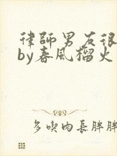 律师男友很难撩by春风榴火