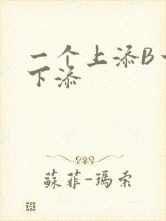 一个上添B一个下添
