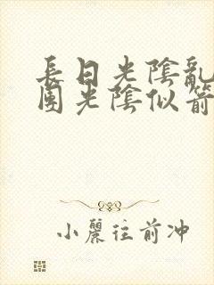 长日光阴乱作一团光阴似箭灵欲教
