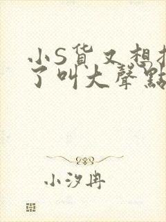 小S货又想挨C了叫大声点小