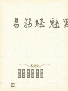 易筋经 魅男封面