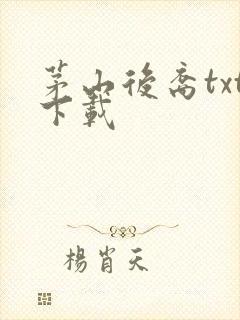 茅山后裔txt下载