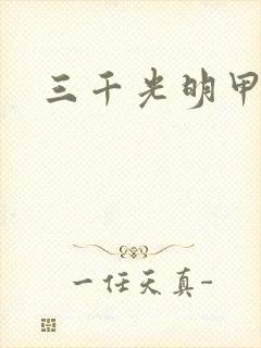 三千光明甲