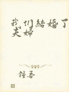 我们结婚了初恋夫妇封面