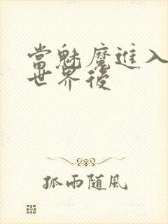 当魅魔进入快穿世界后封面