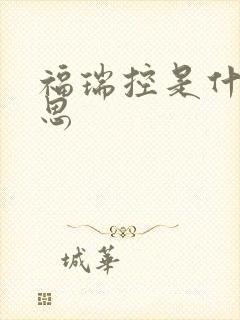 福瑞控是什么意思