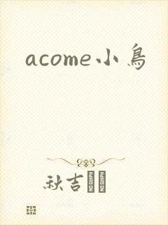 acome小鸟