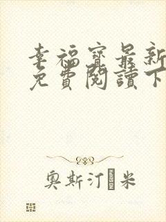 幸福宝最新章节免费阅读下载