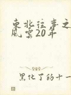 东北往事之黑道风云20年