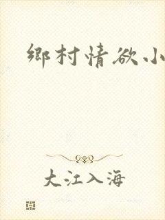 乡村情欲小说封面