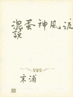 混蛋神风流史小说