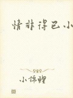 情非得已小说