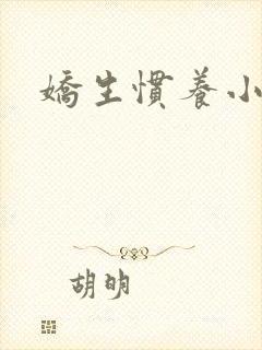 娇生惯养小说封面