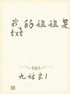 我的姐姐是美女txt封面