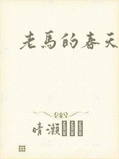 老马的春天敏静封面