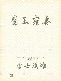 鹰王宠妻封面