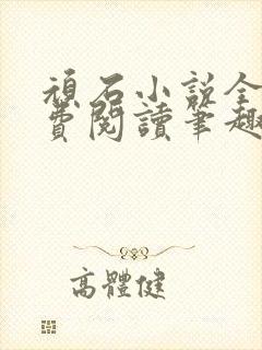 顽石小说全文免费阅读笔趣阁