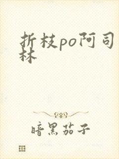 折枝po阿司匹林封面